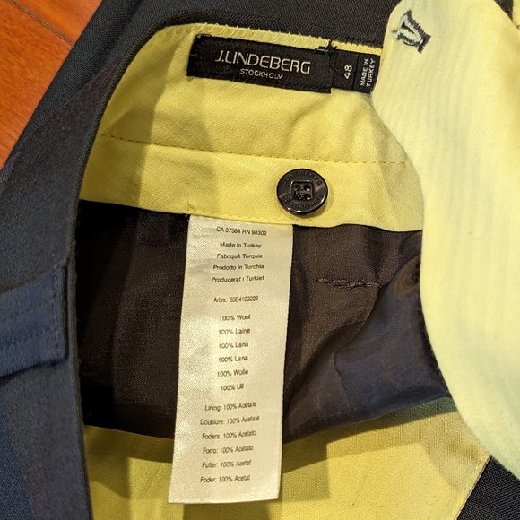 J. Lindeberg Swedish Suit, 38R Charcoal - Picture 6 of 6